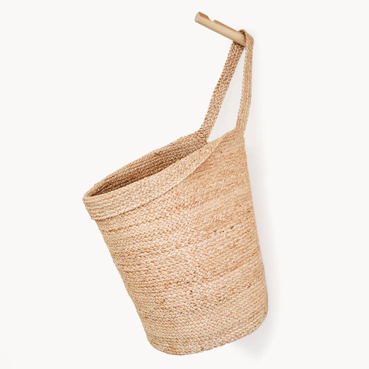 Handwoven Wicker Storage l Kata Wall Storage Basket