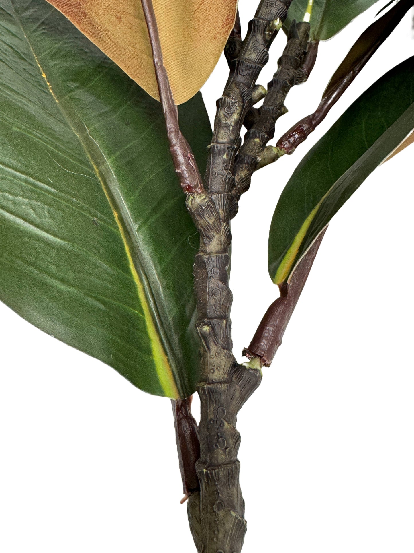 22"Realistic Magnolia Stem-10 leaves