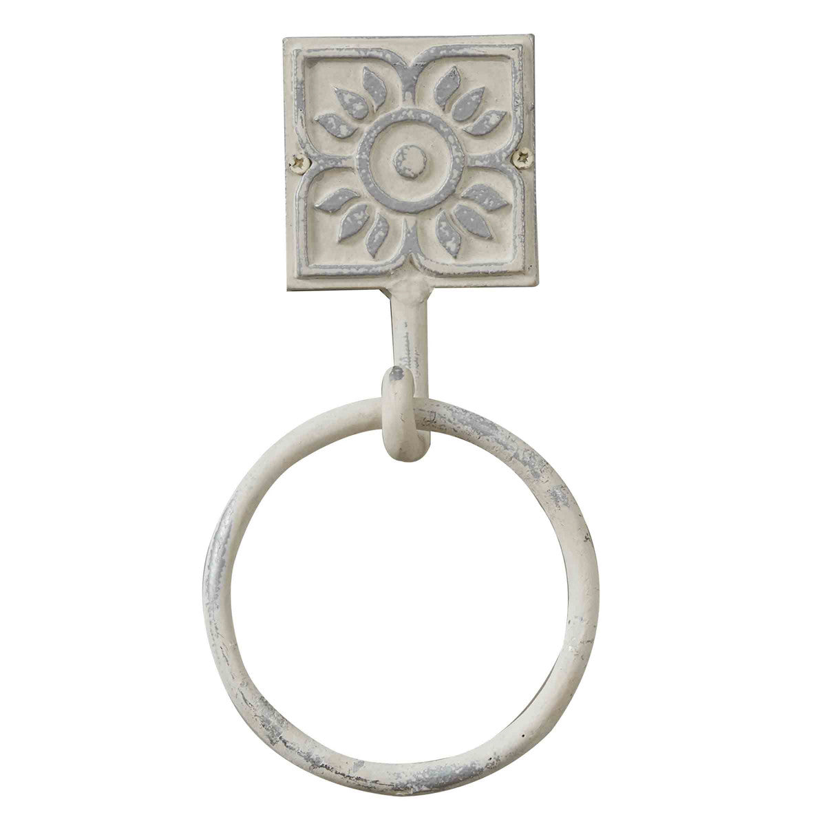 DISTRESSED TILE RING HOOK