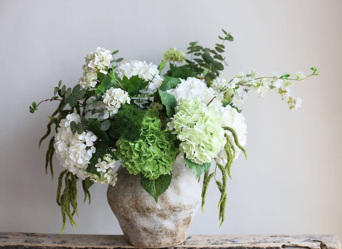 12.5" lifelike Hydrangea-6”bloom