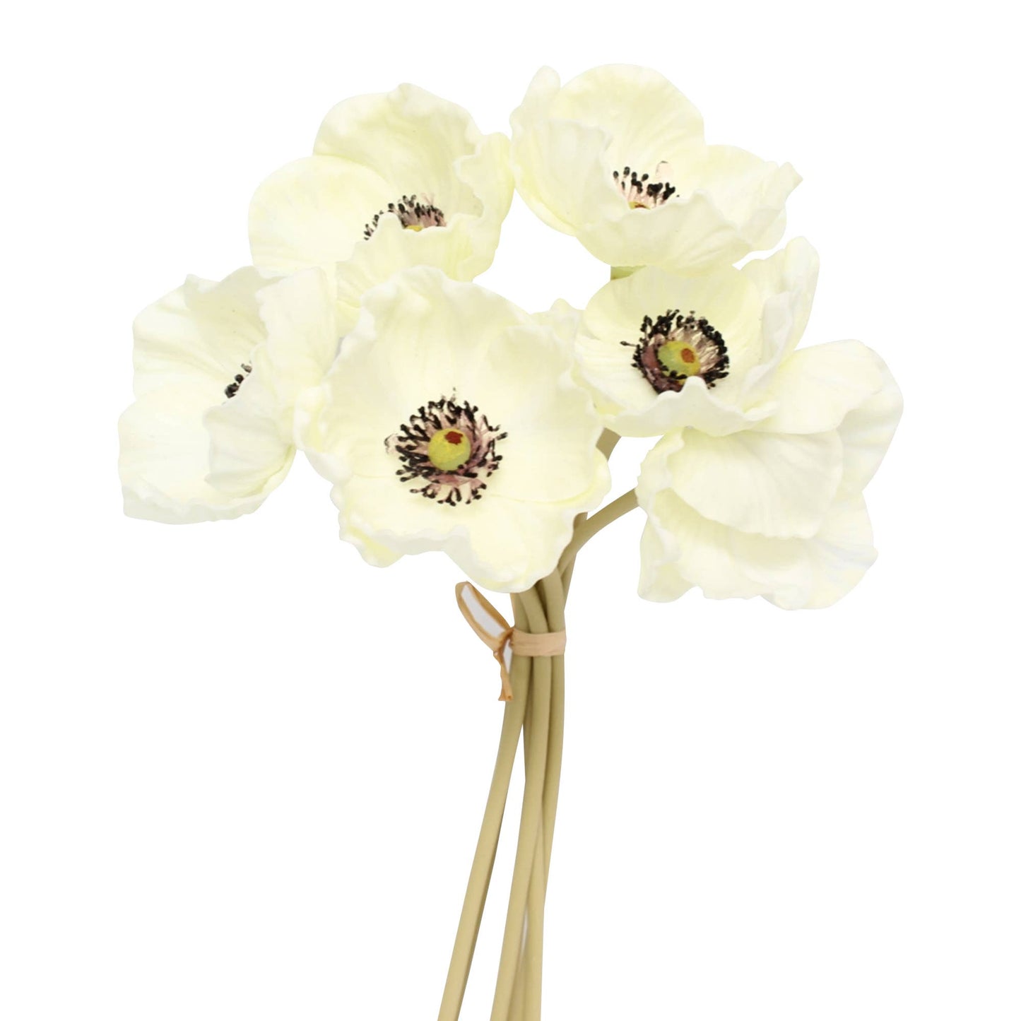 10" Real Touch Poppy-6 stems per bundle