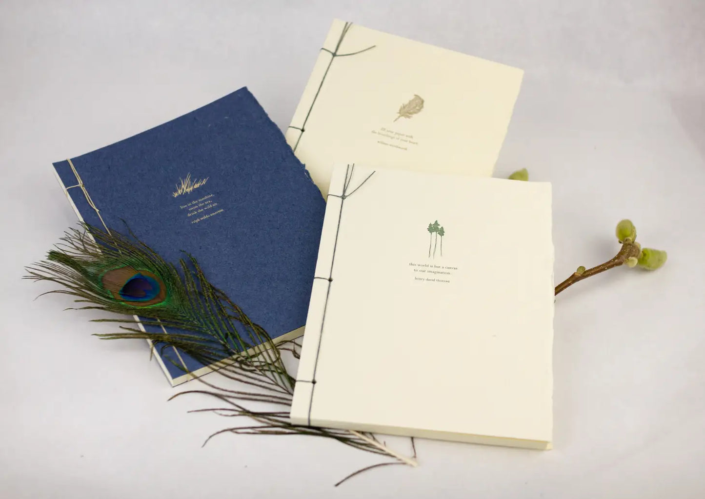 Ralph Waldo Emerson Handmade Paper Inspiration Journal