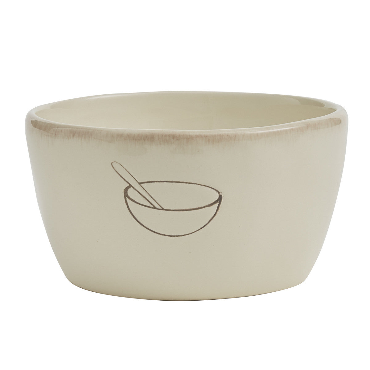 VILLAGER CEREAL BOWL BOWL - CREAM (SET OF 4)