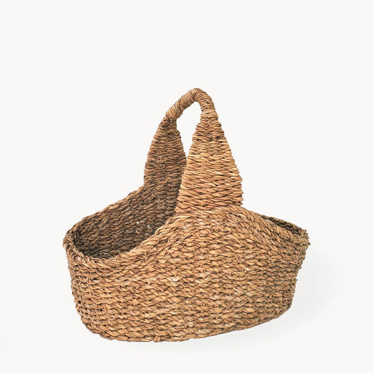 Handwoven Wicker Storage Basket l Savar Picnic Basket