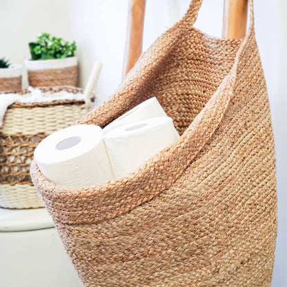 Handwoven Wicker Storage l Kata Wall Storage Basket