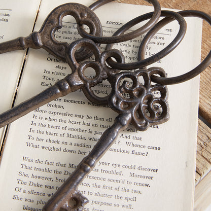 Set of Three Rustic Keys