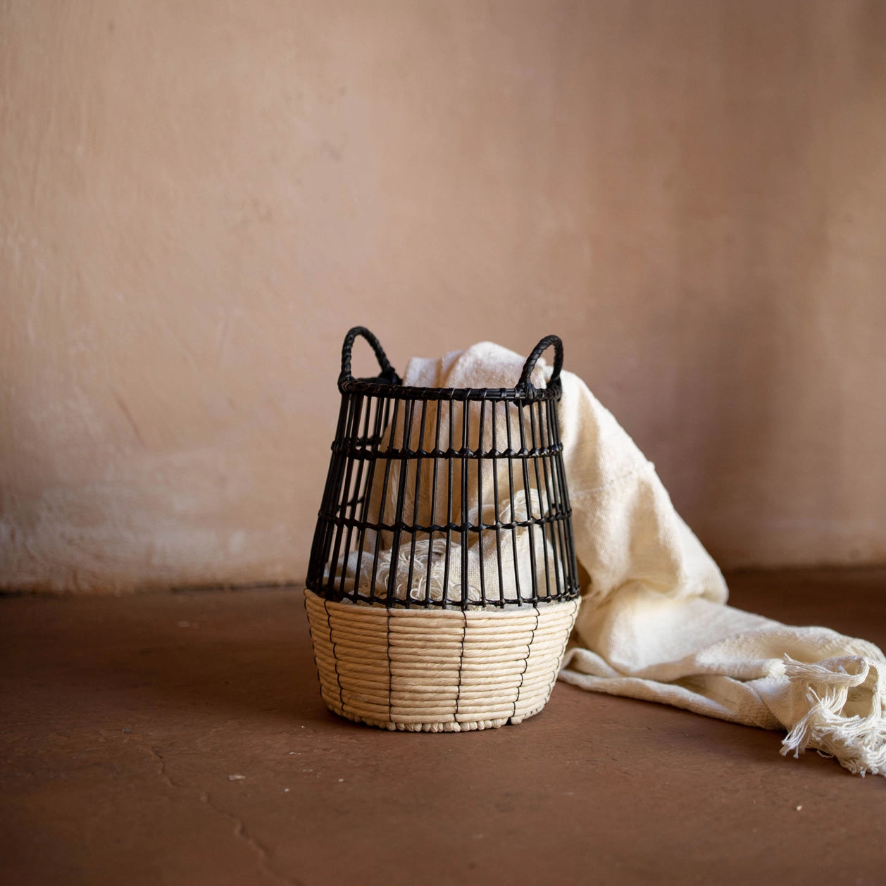 Lachlan Natural Woven Basket