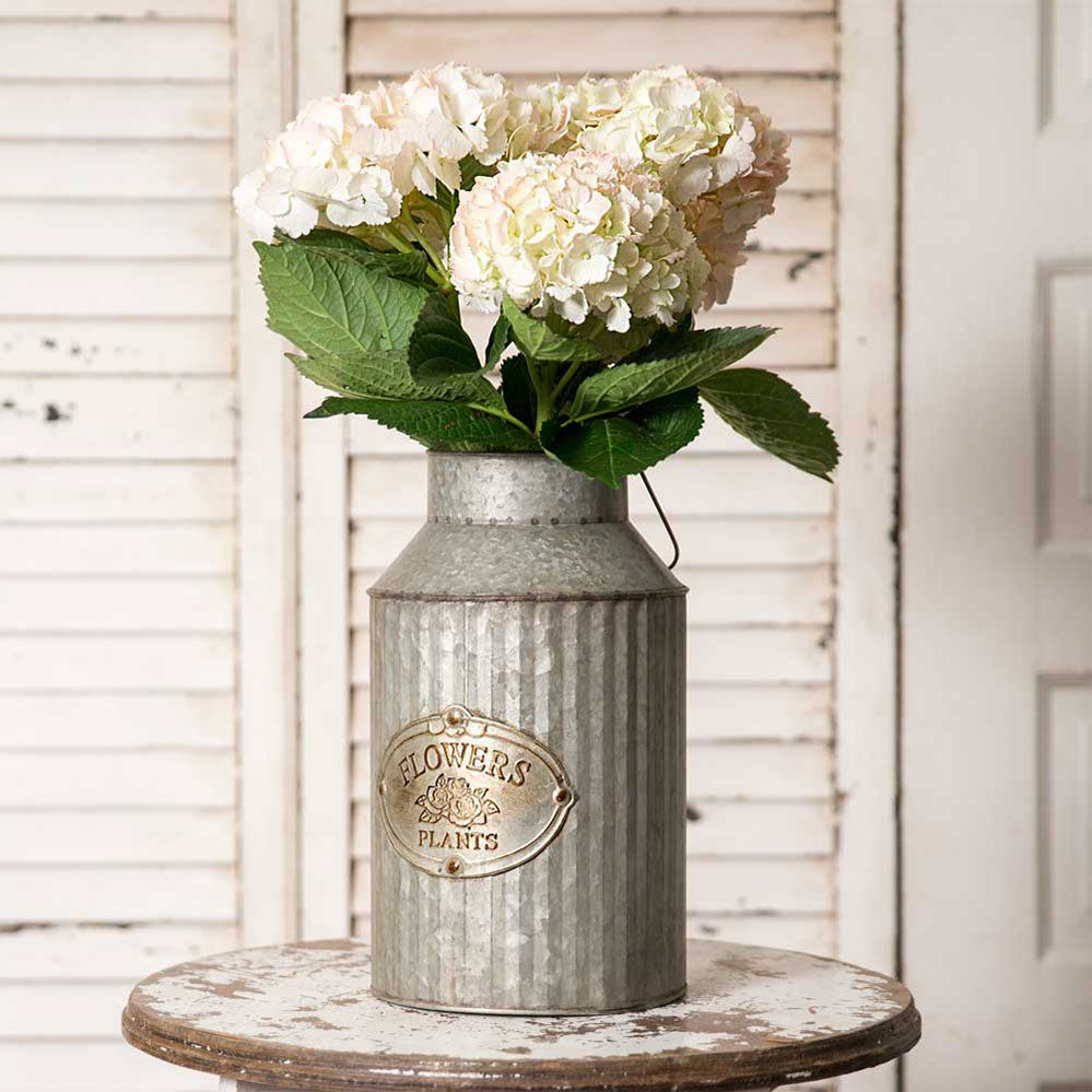 Flowers and Plants Can with Handle - Large