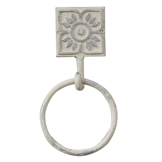 DISTRESSED TILE RING HOOK