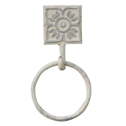 DISTRESSED TILE RING HOOK