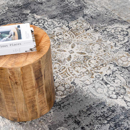 The Calion Faux Silk Rug