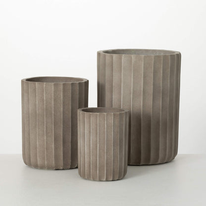 ULTRA LIGHT CEMENT PLANTER SET OF 3