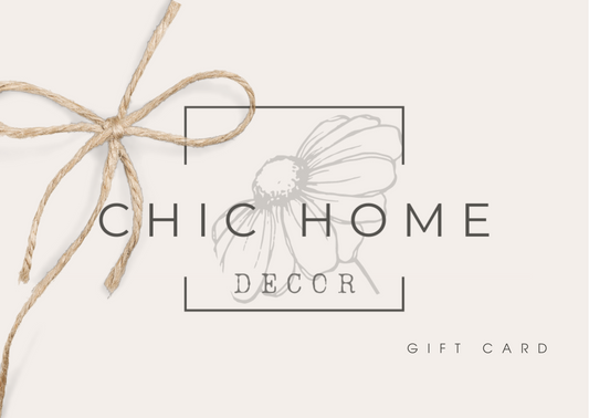 Chic Home Decor Gift Card