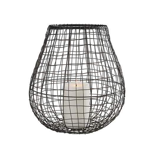 Wire Teardrop Lantern Bronze-Large