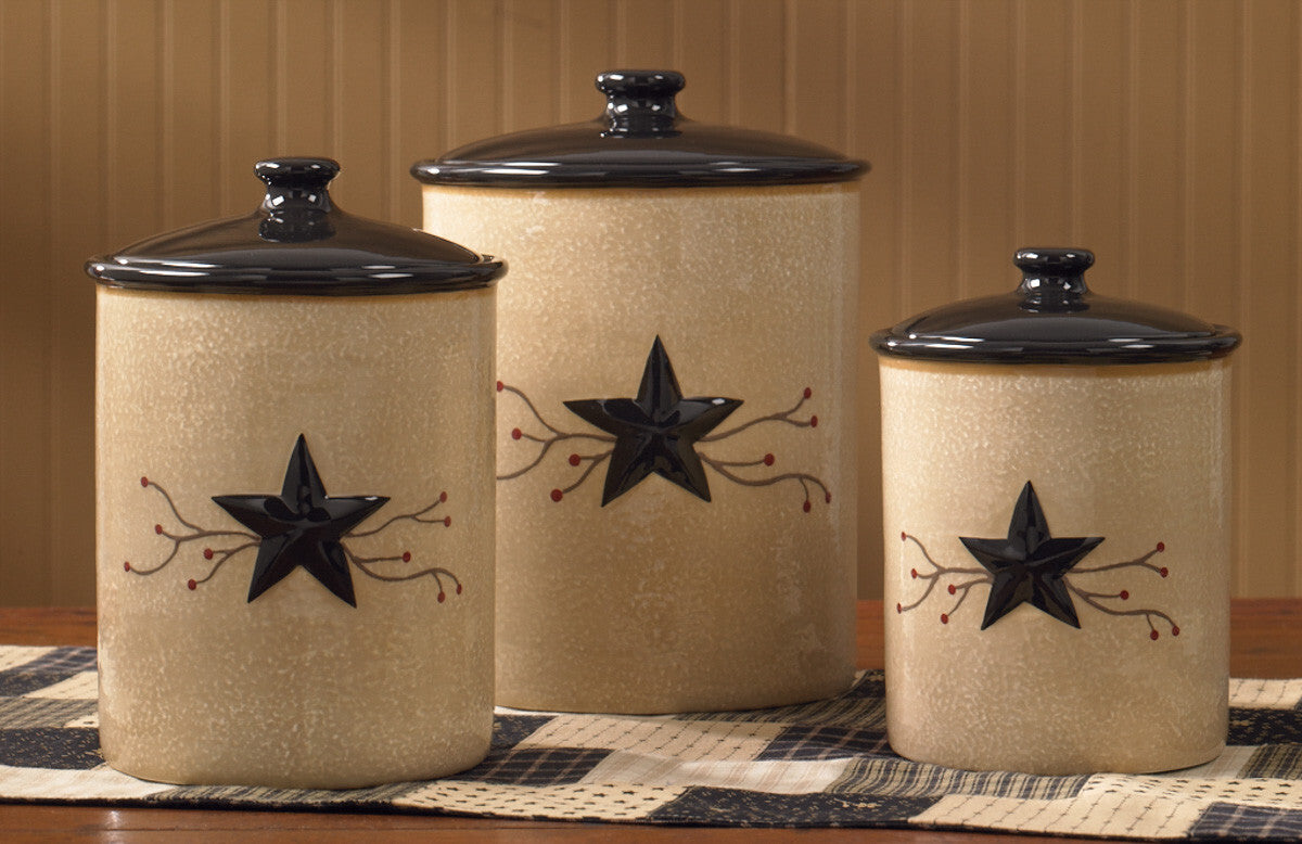 Star Vine Canisters Set