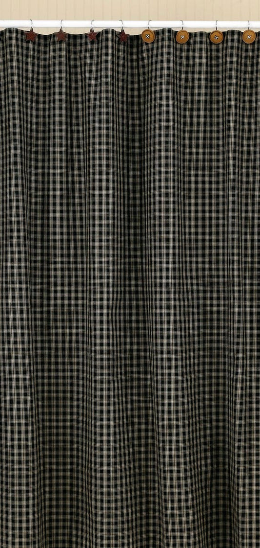 Sturbridge Shower Curtain - Black