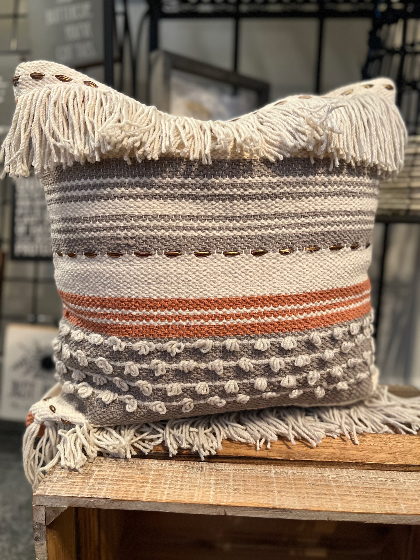 Natural Chic Throw Pillow