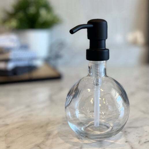 8.5-ounce Moon Recycled Glass Soap Dispenser