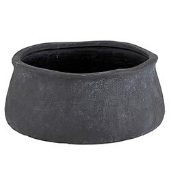 Ceramic Matte Black Lrg Vase