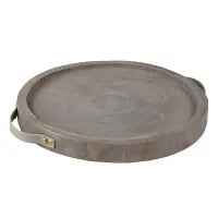 Paulownia Handle Tray - Grey