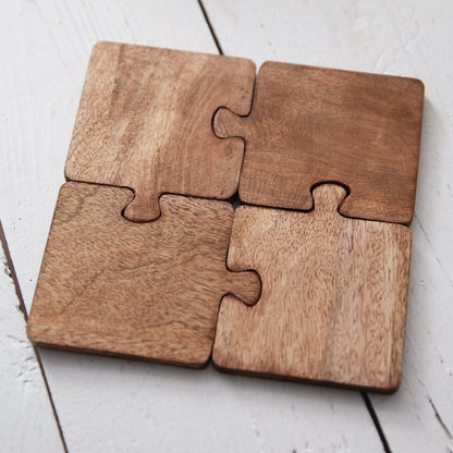 Set of Four Puzzle Coasters