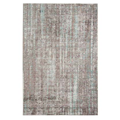 4' x 6' Gray Abstract Area Rug