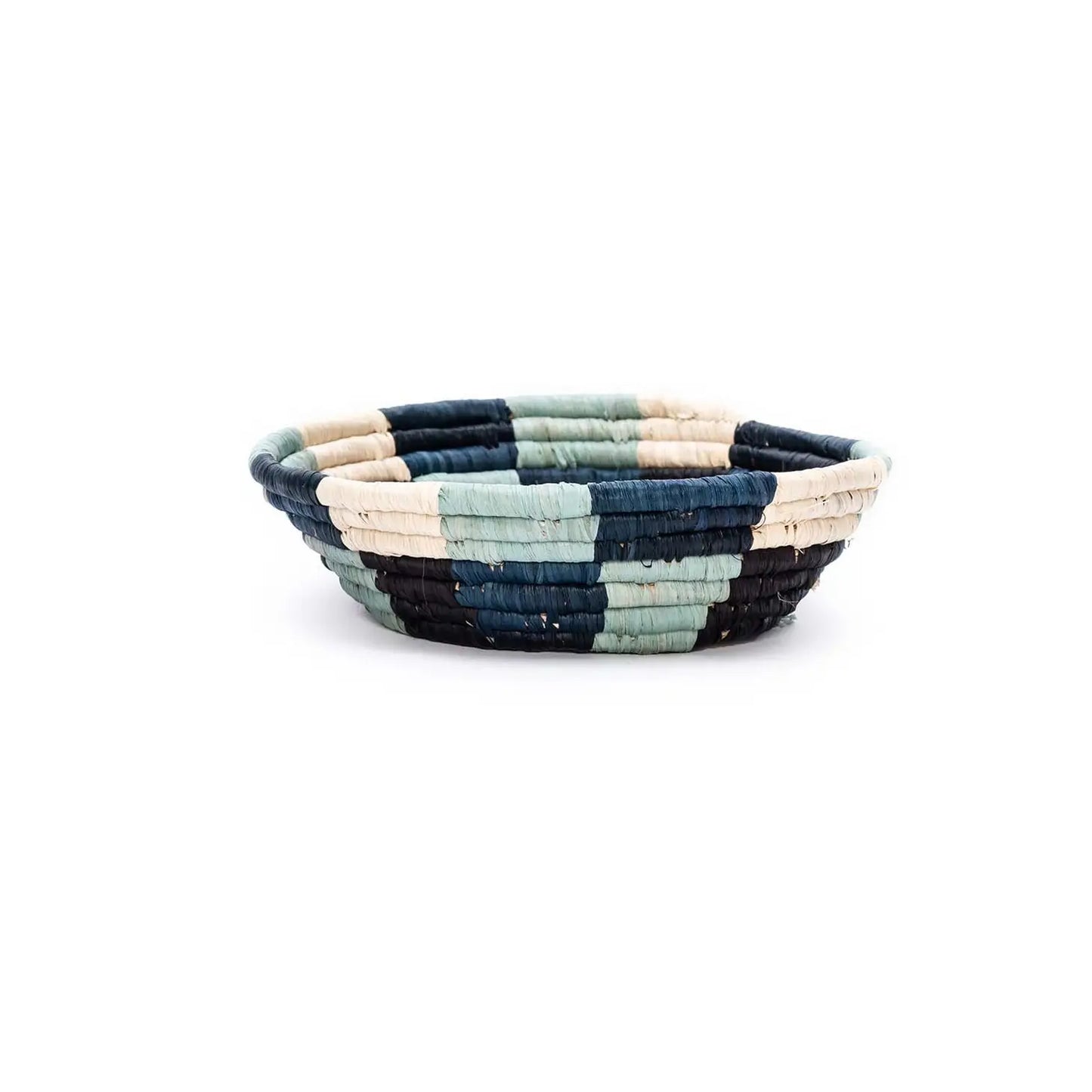 5" Blue Night Catch All | Handwoven Baskets from Uganda