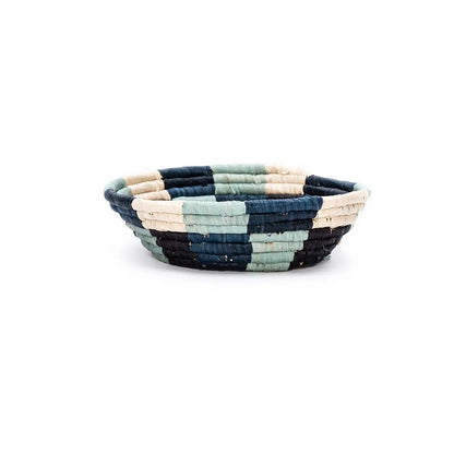 5" Blue Night Catch All | Handwoven Baskets from Uganda