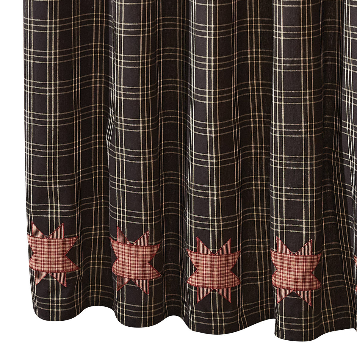 Farmhouse Star Shower Curtain