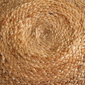 Natural Jute Floor Pouf