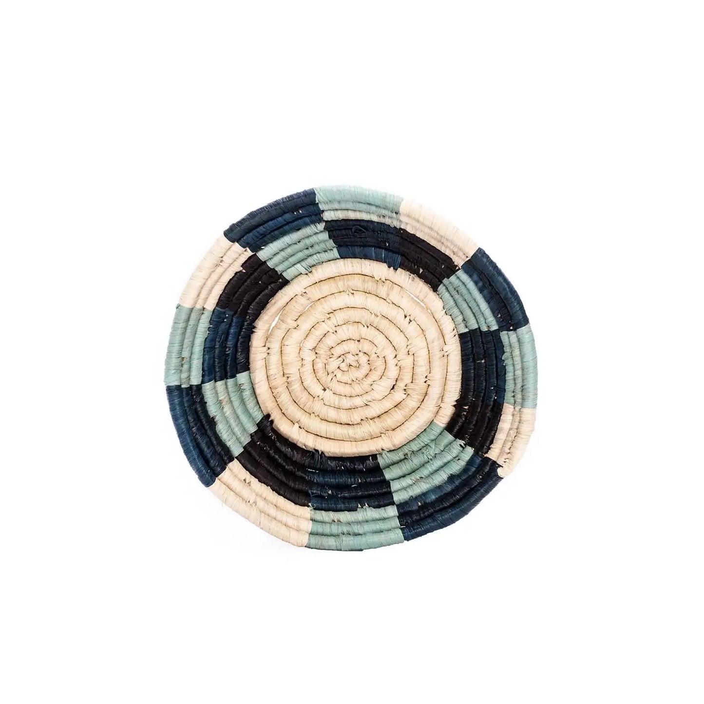 5" Blue Night Catch All | Handwoven Baskets from Uganda