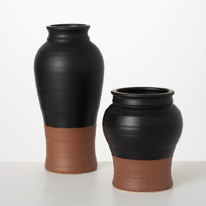 ONYX URN PLANTER SET OF 2