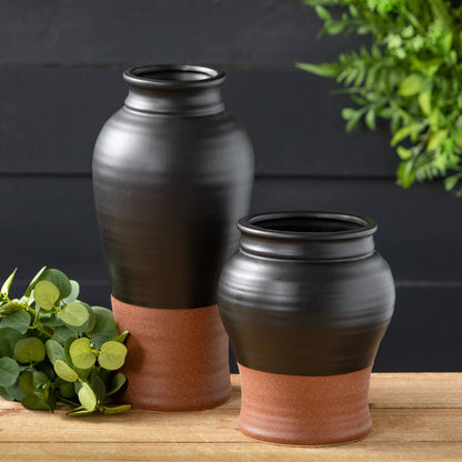 ONYX URN PLANTER SET OF 2