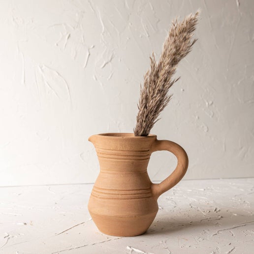 Terracotta Pitcher Vase